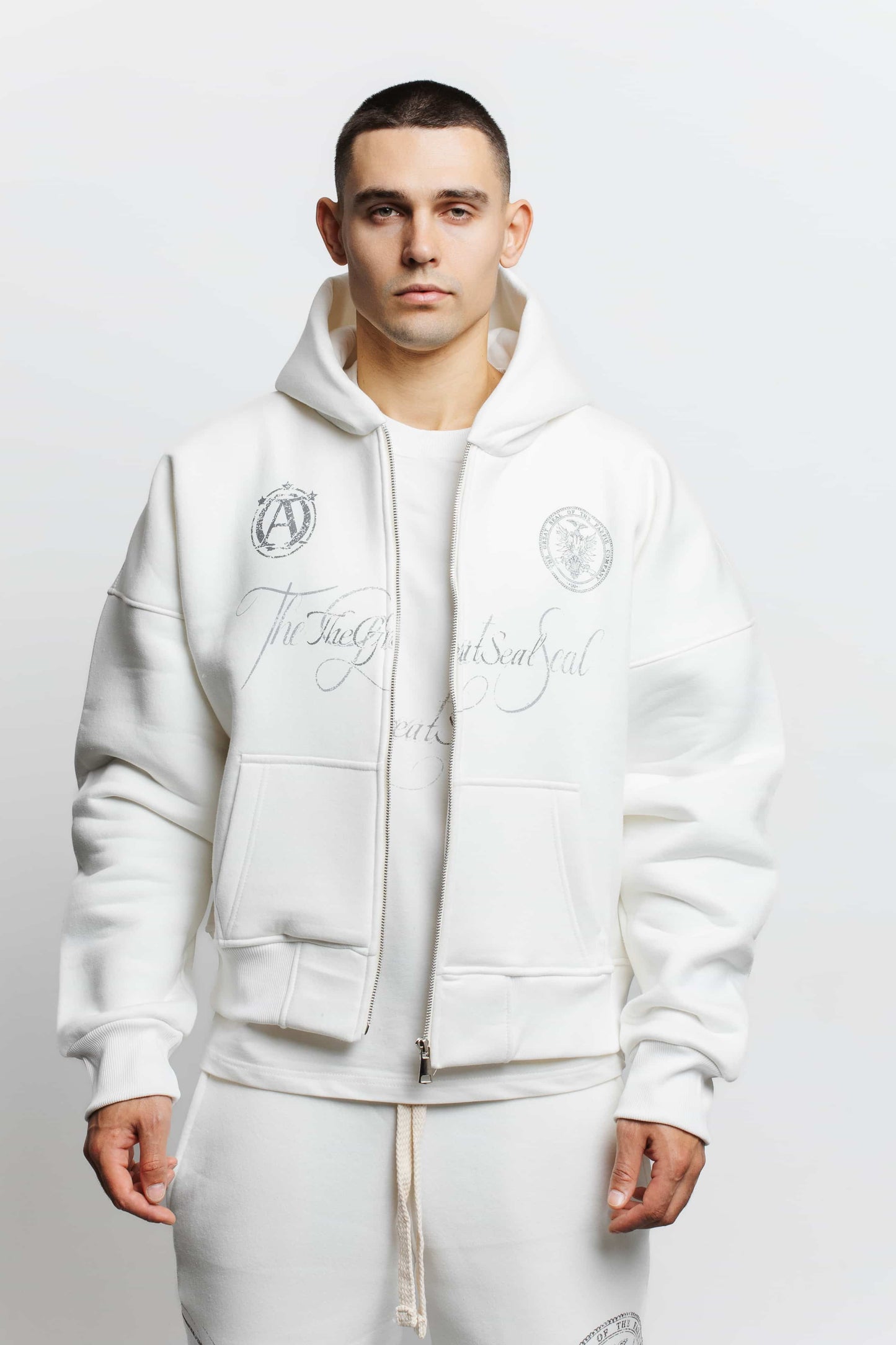 Зіп Худі Seal (White)
