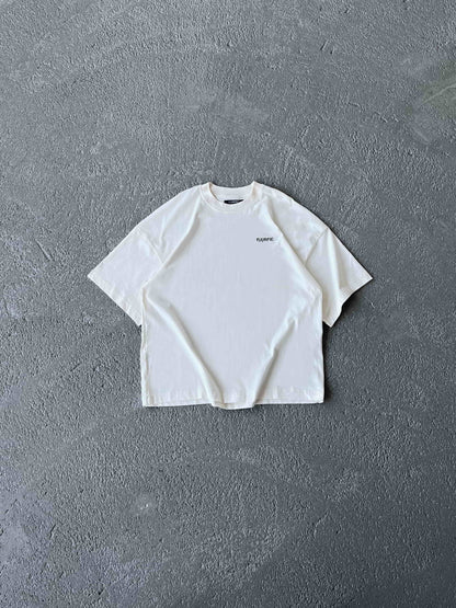 Футболка Basic logo Cream 3шт