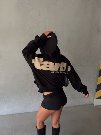 Зіп худі Patched Path (Black)