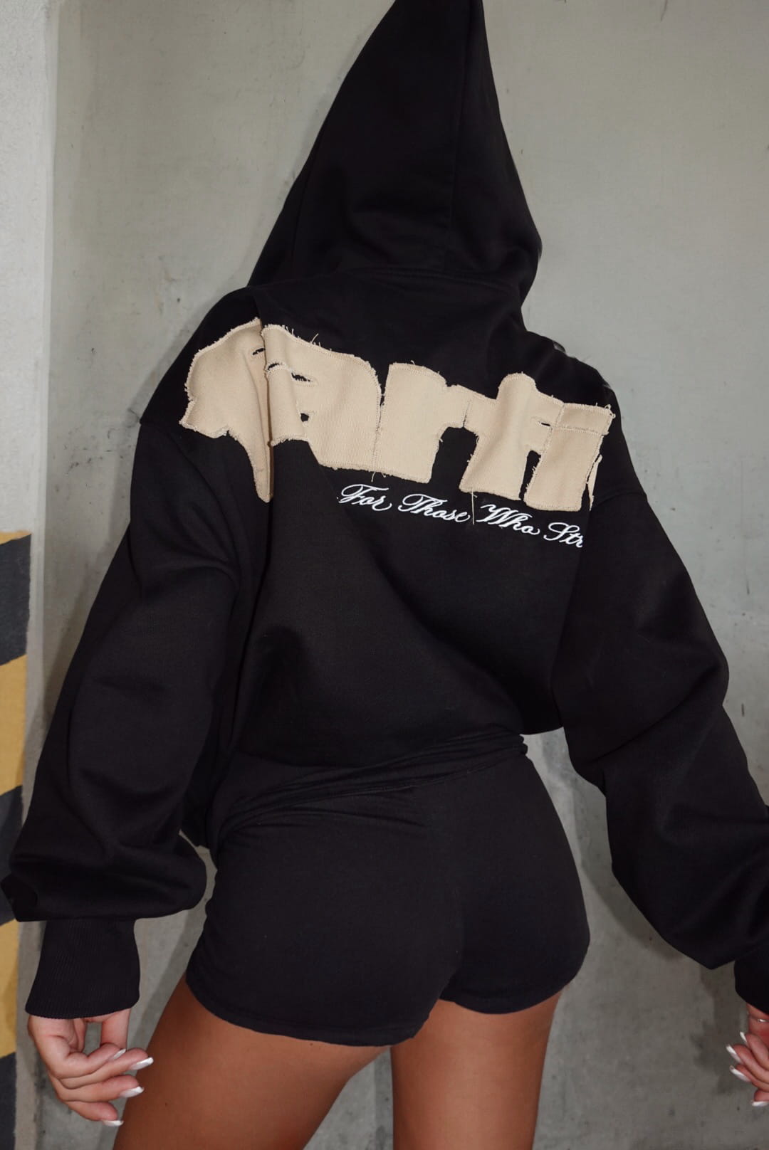 Зіп худі Patched Path (Black)