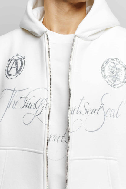Зіп Худі Seal (White)