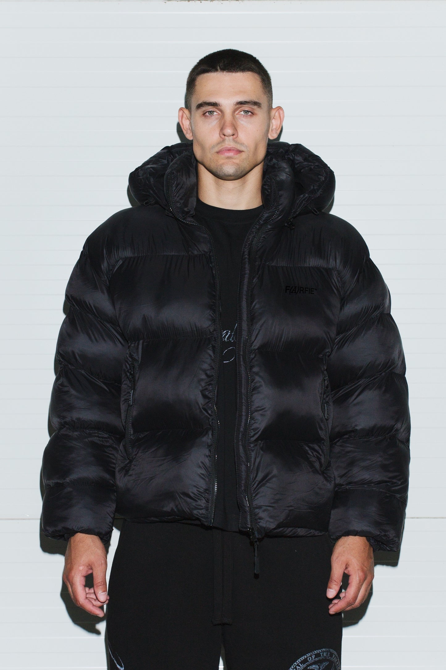 Пуховик Farfie Black Logo 2.0