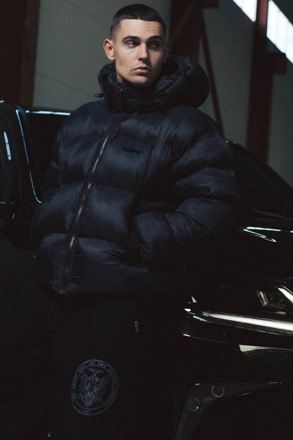 Пуховик Farfie Black Logo 2.0